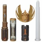 Master Lightsaber Colors of the Force, 5 colori, Spada laser elettronica con lama che cambia colore, dai 6 anni