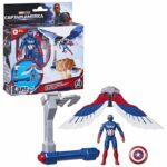 Captain America Flight Control Figure, Marvel Epic Hero Series Captain America: Brave New World, dai 4 anni in su - immagine 2