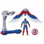 Captain America Flight Control Figure, Marvel Epic Hero Series Captain America: Brave New World, dai 4 anni in su - immagine 3