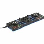 HERCULES STARLIGHT - Controller DJ USB - 4 pad x 4 modalità - Scheda audio integrata - Serato DJ Lite incluso
