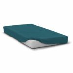Lenzuolo con angoli - HOME LINGE PASSION - HP72117 - Microfibra 82 g - 180 x 200 cm - Tasca 30 cm - Blu anatra