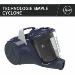 Aspirapolvere senza sacco - HOOVER BR21HM - 700 W - Cassetta: 2 L - 78 dBA - immagine 2