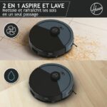 Robot aspirapolvere e lavapavimenti Hoover HG430H Hydro - Potente 4000 Pa - Tutti i pavimenti - Navigazione laser - Sensore ostacoli - Stazione di ricarica - immagine 2