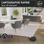Robot aspirapolvere e lavapavimenti Hoover HG430H Hydro - Potente 4000 Pa - Tutti i pavimenti - Navigazione laser - Sensore ostacoli - Stazione di ricarica - immagine 5