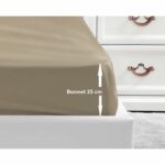 lenzuolo 160x200x25 beige