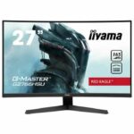 Schermo del PC da gioco curvo - IIYAMA G -Master Red Eagle G2766HSU -B1 - 27 FHD - Slaba SAD - 1 MS - 165Hz - 2 X HDMI / DP - AMD FREESYNC Presyc