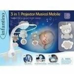 Giostrina musicale e proiettore - INFANTINO - Sweet Night 3 in 1 - Grigio - immagine 6