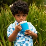 La mia prima tazza - INFANTINO - Silicone - Blu oceano - immagine 4