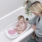 Vasca da bagno per neonati INGENUITY Deluxe Pink, dalla nascita ai 3 anni con amaca inclusa - immagine 4