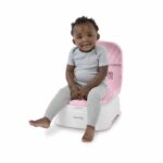 Sgabello INGENUITY e vasino con ciotola rimovibile, antiscivolo, seduta ergonomica, rosa - immagine 3