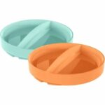 Sedile didattico - INGENUITY - Piatto Twist & Dine - Seggiolino rialzato - Bambini da 6 mesi a 3 anni - Arancione e blu - immagine 5