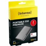 Disco rigido SSD esterno - INTENSO - PREMIUM - 2 TB - Grigio - immagine 2
