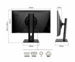 Schermo PC - JAPANNEXT - 23.8 FHD - IPS - 60Hz - Supporto ergonomico - immagine 5