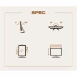 Schermo PC - JAPANNEXT - 23.8 FHD - IPS - 60Hz - Supporto ergonomico - immagine 6