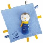 Scatola Nascita T'choupi con Piumino e Sonaglio in Peluche +/- 25 cm - JEMINI - Ideale per un regalo di nascita. - immagine 3