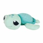 Peluche Tartaruga Luminosa Naturale Ma Petite Carapace +/- 25 cm - JEMINI - Si ricarica con la luce, funziona senza batterie.