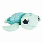 Peluche Tartaruga Luminosa Naturale Ma Petite Carapace +/- 25 cm - JEMINI - Si ricarica con la luce, funziona senza batterie. - immagine 4