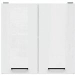 Junona High Furniture 60 cm - 2 porte - Bianco lucido