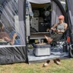 Tendalino gonfiabile per furgone - KAMPA - Sprint Air - Materiale Weathershield 68D, telaio Kampa AIR, spazio compatto, ingresso pioggia - immagine 6