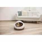 Igloo per gatti - KERBL - JANA - 43 x 54 x 35 cm - Marrone - immagine 4