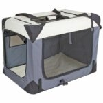 Scatola da trasporto - KERBL - Journey - 81 x 58 x 58 cm - Grigio / Beige