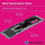 SSD - KIOXIA - EXCERIA PRO - 2 TB, M.2, 7300 MB/s in lettura, 6400 MB/s in scrittura, per laptop - immagine 2