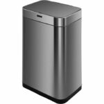 CUCINA SPOSTA SUPERIORE Pattumiera da cucina automatica 60 L - Acciaio inossidabile