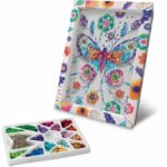 Farfalle - illustrazione con paillettes