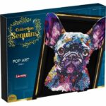 Kit per il tempo libero creativo - LANSAY - Collezione paillettes - Cane pop art - Da 14 anni
