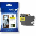 Cartuccia LC422Y - BROTHER - Giallo - 550 p - Per Business Smart MFC-J5340DW, MFC-J5345DW, MFC-J5740DW, MFC-J6540DW e MFC-J6940DW