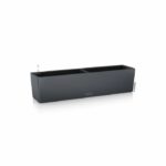 Jardiniere - Balconera colore 80 - Kit completo - Grigio ardesia - 12 L - LECHUZA