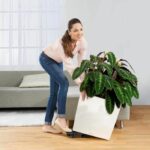 Vaso da fiori - LEC - Cube Premium 50 - bianco lucido - resistente alle intemperie e ai raggi UV - immagine 3