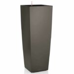 LECHUZA Jardiniere Cubico Alto 40 ALL-IN-ONE Carbone 18233 421494