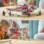 LEGO Star Wars Shuttle T-6 di Ahsoka Tano 75362, Nave Lancia-Bottoni, 4 Personaggi - immagine 6