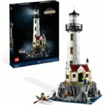 Idee Lego 21335 Il faro motorizzato, modello da costruire, idea regalo, decorazione per la casa, con minifigurine marine, attività manuale