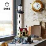 Idee Lego 21335 Il faro motorizzato, modello da costruire, idea regalo, decorazione per la casa, con minifigurine marine, attività manuale - immagine 3