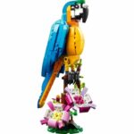 CREATORE LEGO 3-in-1 31136 pappagallo esotico, figurine per animali della giungla, con rana e pesce - immagine 2