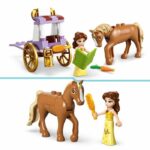 LEGO 43233 Disney Princess La storia di Belle - La carrozza, giocattolo con la mini bambola della principessa, la Bella e la Bestia - immagine 3