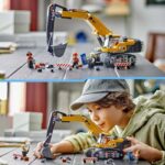 LEGO City 60420 L'escavatore da cantiere giallo, giocattolo per bambini dagli 8 anni in su - immagine 5