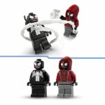 LEGO 76276 Marvel Venom's Robot Armor contro Miles Morales, giocattolo costruibile con minifigure - immagine 4