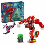 LEGO 76996 Sonic The Hedgehog Il Robot Guardiano di Knuckles, le minifigure del videogioco Knuckles e Red con il Maestro Emerald