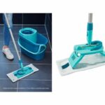 LEIFHEIT Clean Twist M Ergo micro duo 52123 Fodera di ricambio in microfibra per mocio piatto, pulisce delicatamente e assorbe - immagine 3