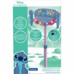 Microfono Stitch su supporto regolabile illuminato con altoparlante, 2 microfoni ed effetti vocali, altoparlante Bluetooth - immagine 6