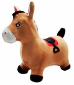LEXIBOOK Pony gonfiabile da salto in peluche - immagine 4