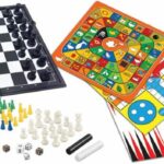 Gioco da tavolo magnetico - 8 giochi in 1 scatola