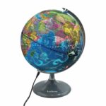 LEXIBOOK - Globo luminoso giorno e notte - Globo terrestre durante il giorno e si illumina con la mappa delle costellazioni (inglese) - immagine 2