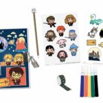 HARRY POTTER - Agenda Elettronica - Effetti luce e accessori (adesivi, bacchetta magica, pennarelli, nastro adesivo)