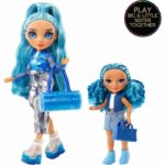 Rainbow High Littles - bambola da 15 cm + animaletto - blu - dai 4 anni in su - immagine 3