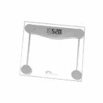 LITTLE BALANCE 8193 SB2 Elettronica, Bilancia elettronica, Piattaforma in vetro temperato trasparente, 160 kg / 100 g, Trasparente
