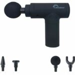 Pistola massaggiante - LITTLE BALANCE - Sport Relax - 6 velocità - 4 testine - Nero